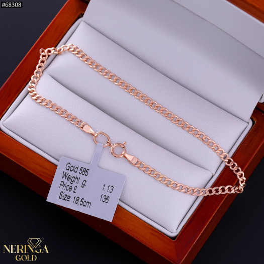 Rose gold bracelet #68308