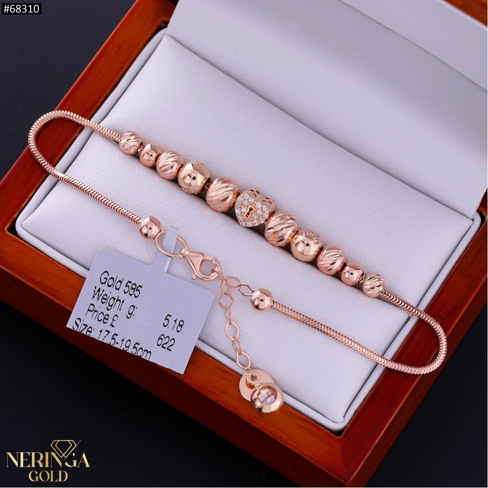 Rose gold bracelet #68310