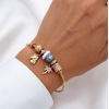 Rose gold hoop bracelet #66688