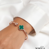 Rose gold hoop bracelet #66667