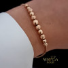 Rose gold bracelet #68631