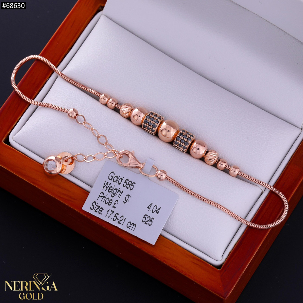 Rose gold bracelet #68630