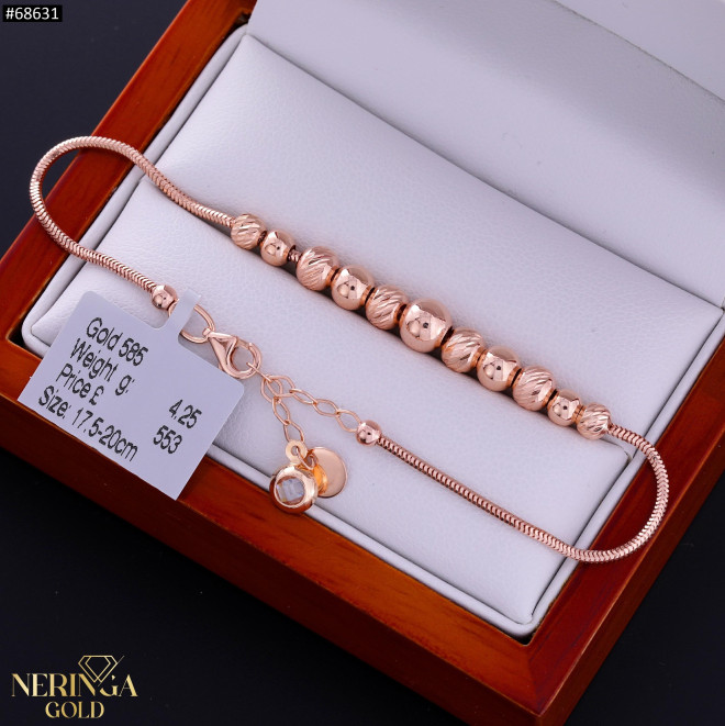 Rose gold bracelet #68631