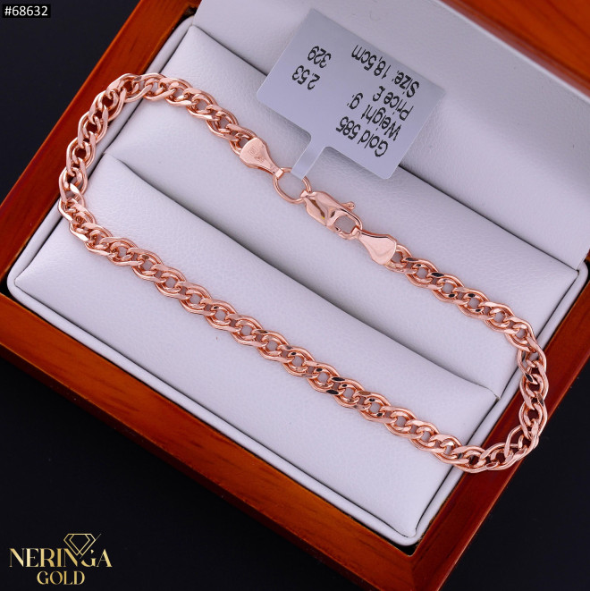Rose gold bracelet #68632