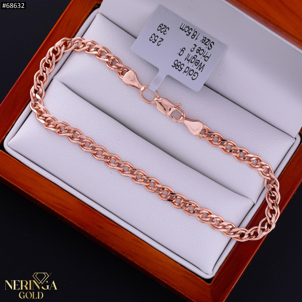 Rose gold bracelet #68632