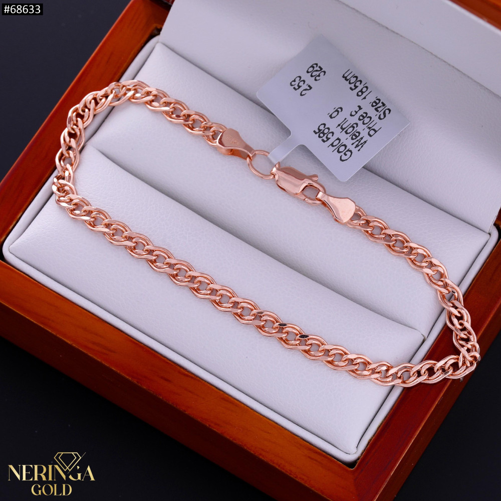 Rose gold bracelet #68633