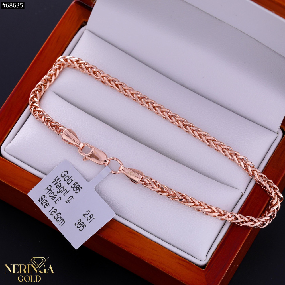 Rose gold bracelet #68635