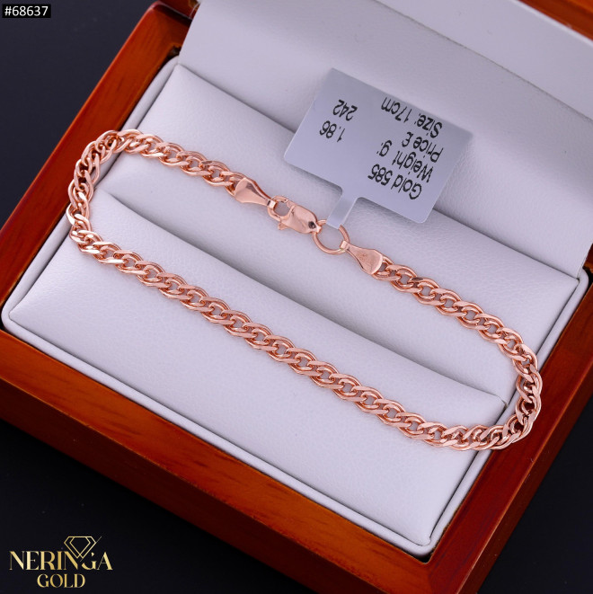 Rose gold bracelet #68637