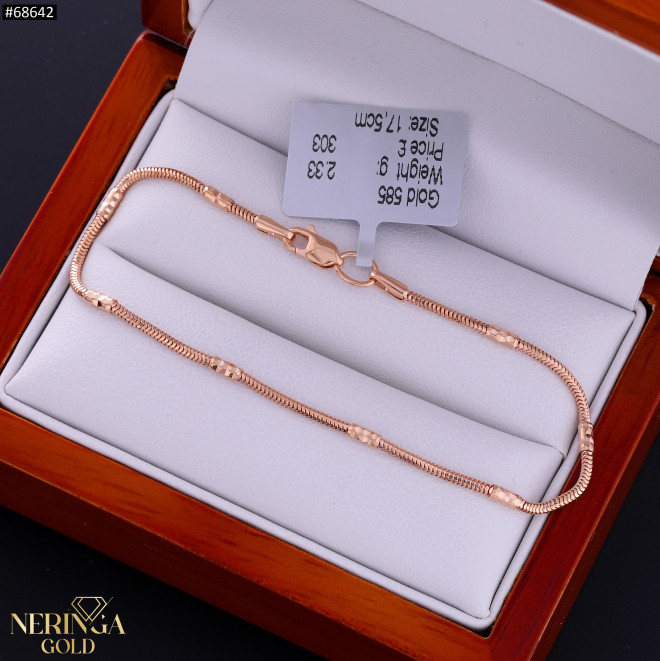 Rose gold bracelet #68642