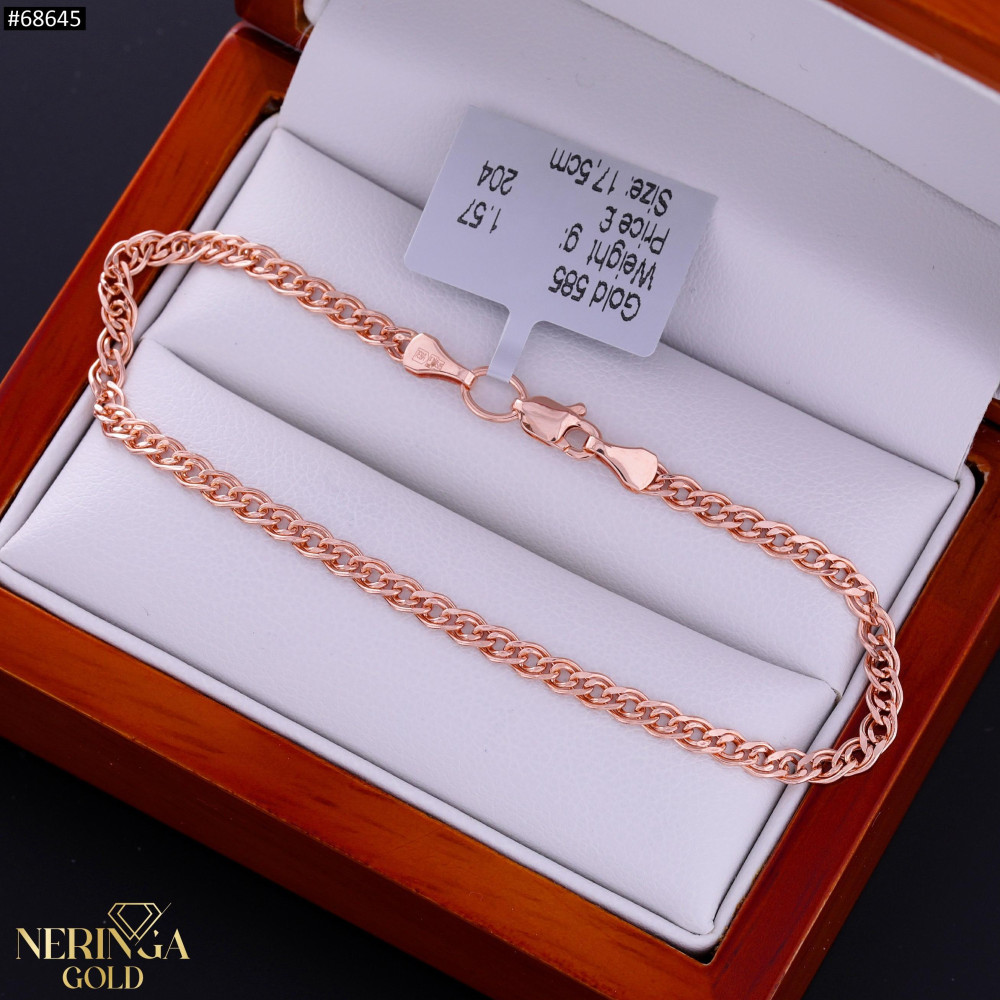 Rose gold bracelet #68645