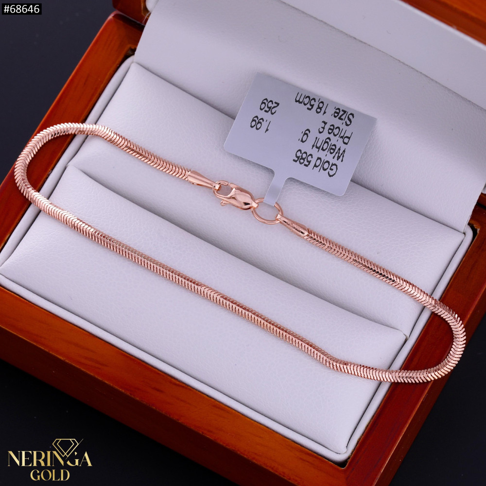 Rose gold bracelet #68646