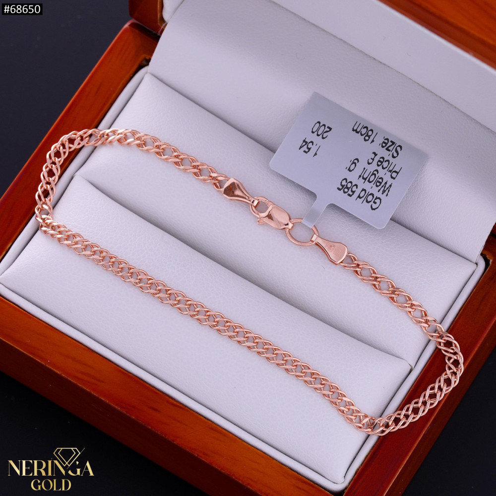 Rose gold bracelet #68650