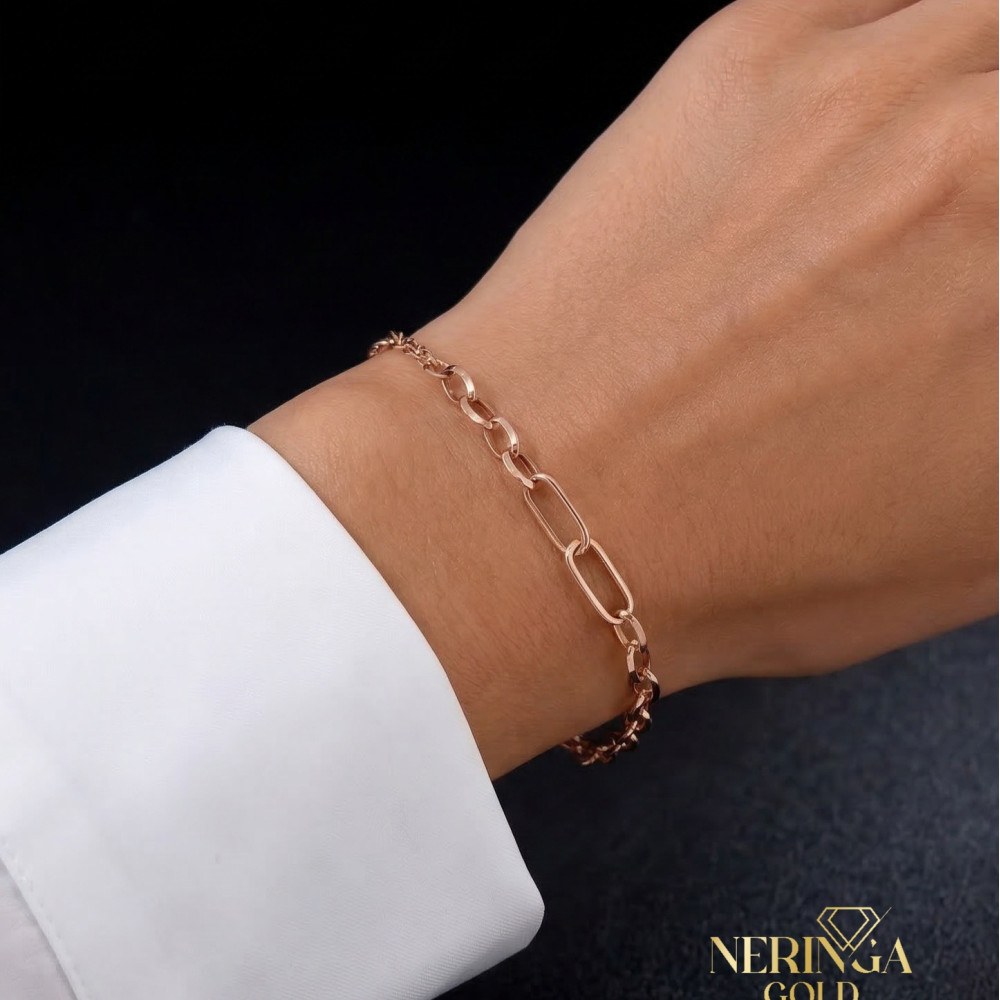 Rose gold bracelet #68778