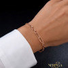 Rose gold bracelet #68778