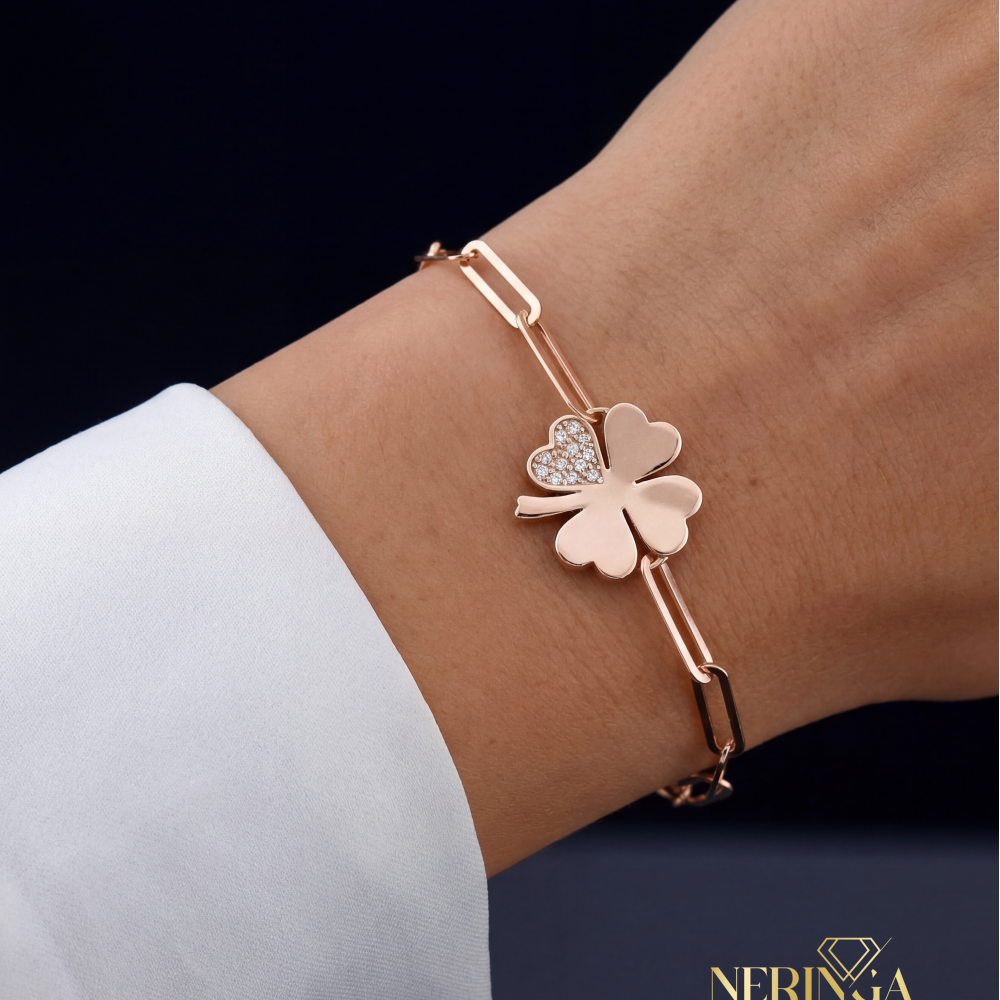 Rose gold bracelet #68780