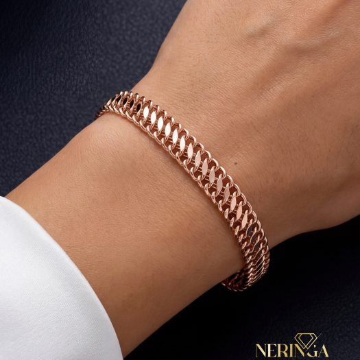 Rose gold bracelet #68785