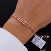 Rose gold bracelet #68777