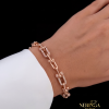 Rose gold bracelet #68786