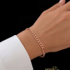 Rose gold bracelet #68783