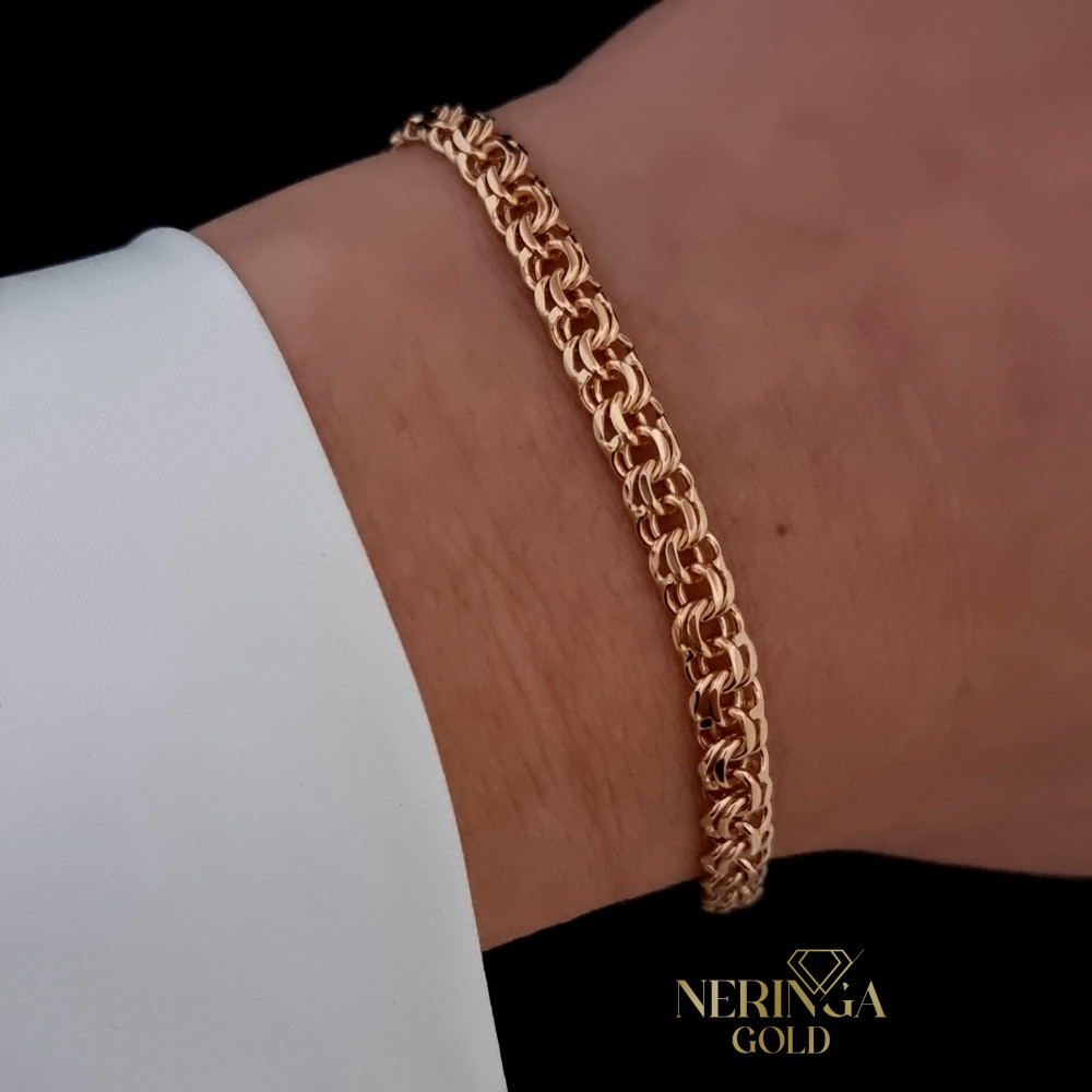 Rose gold full-bodied bracelet #68811