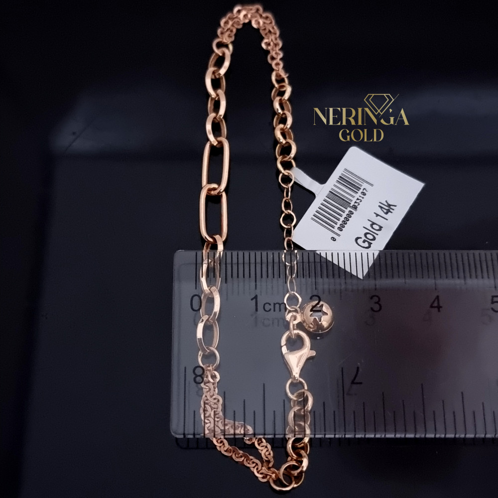 Rose gold bracelet #68778