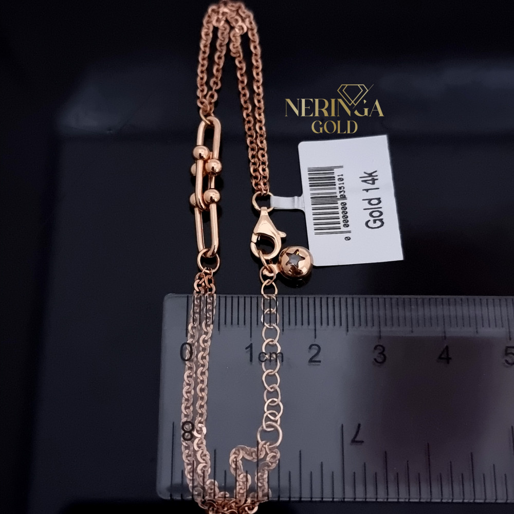 Rose gold bracelet #68777