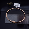 Rose gold hoop bracelet #68792