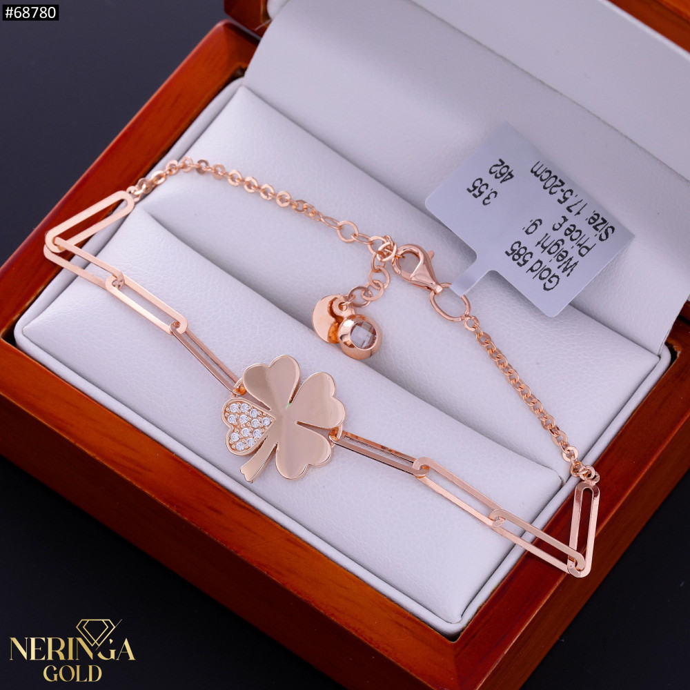 Rose gold bracelet #68780