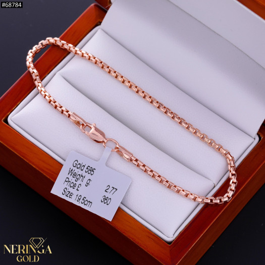 Rose gold bracelet #68784