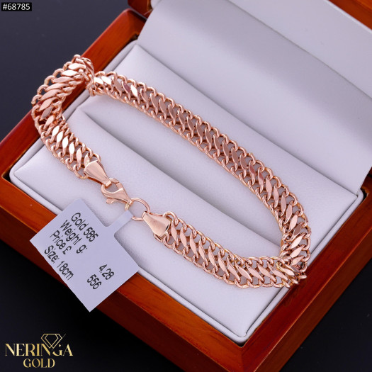 Rose gold bracelet #68785