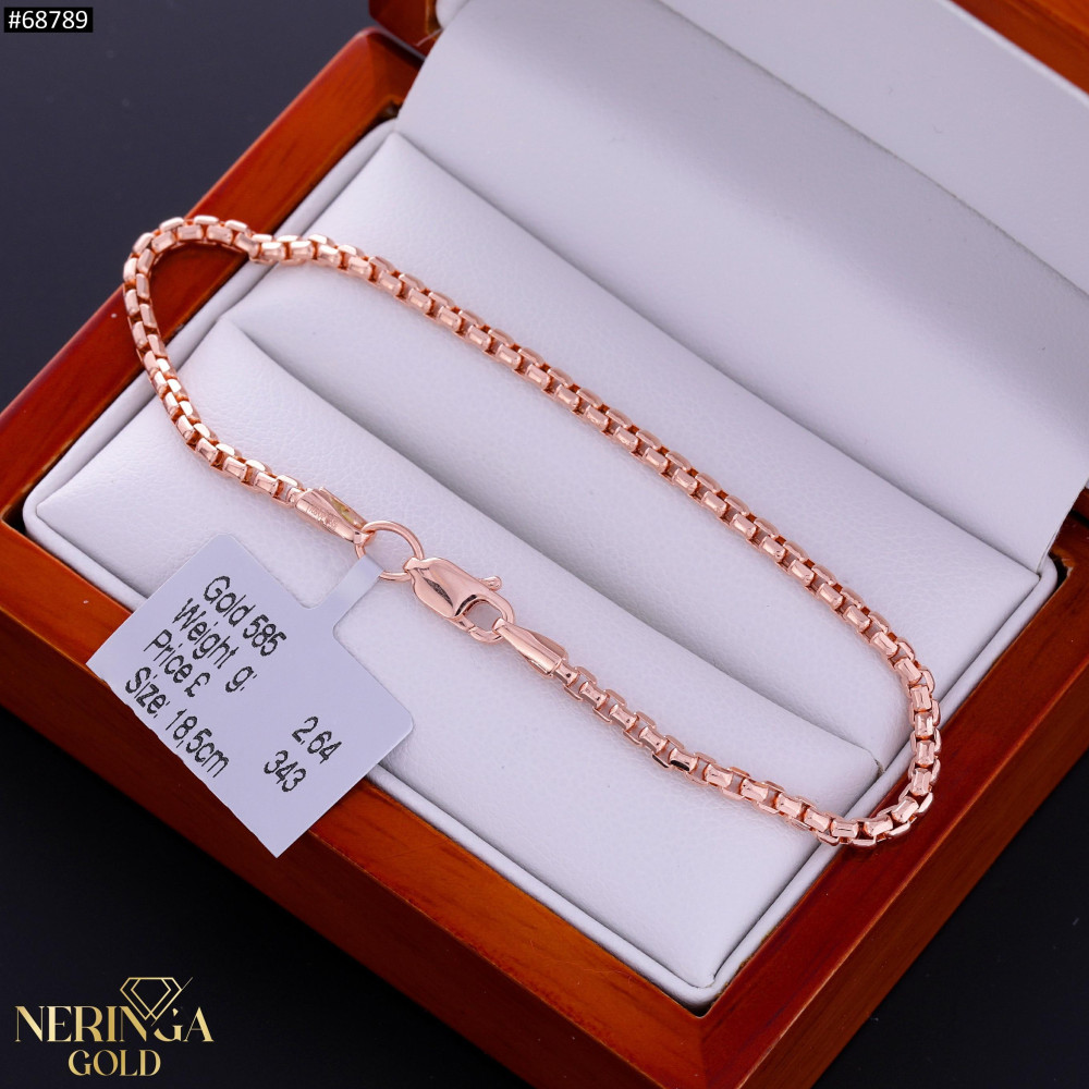 Rose gold bracelet #68789