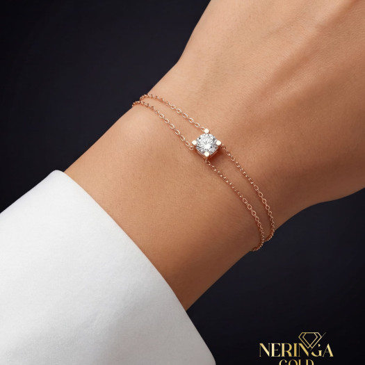 Rose gold bracelet #69148