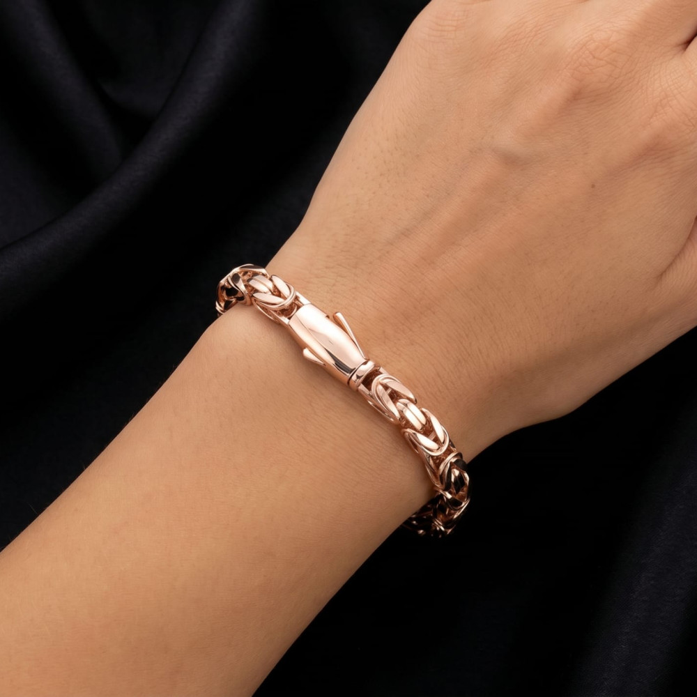 Rose gold full-bodied bracelet #66775