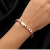 Rose gold full-bodied bracelet #66775