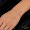 Rose gold bracelet #69142