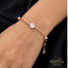 Rose gold bracelet #69147
