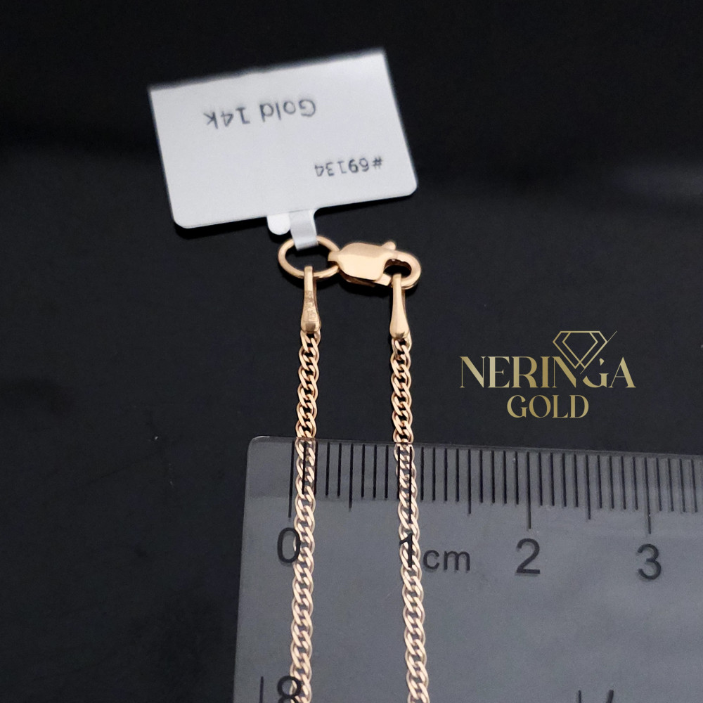 Rose gold full-bodied bracelet #69135