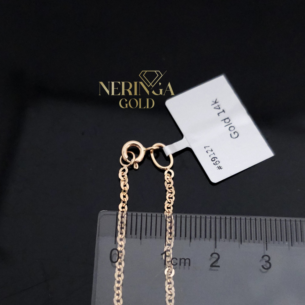 Rose gold full-bodied bracelet #69128