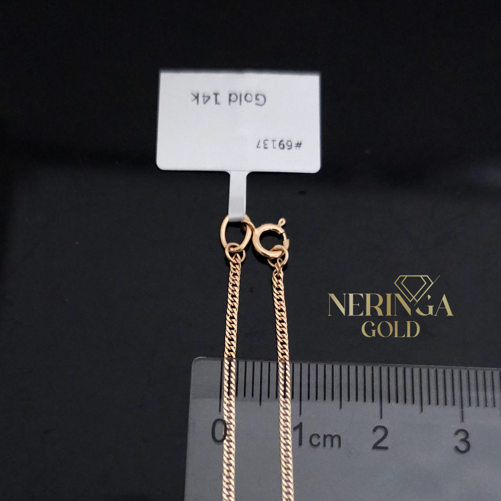 Rose gold full-bodied bracelet #69137