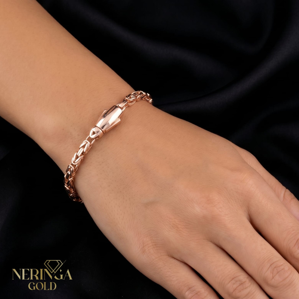 Rose gold full-bodied bracelet #66779