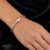 Rose gold full-bodied bracelet #66779