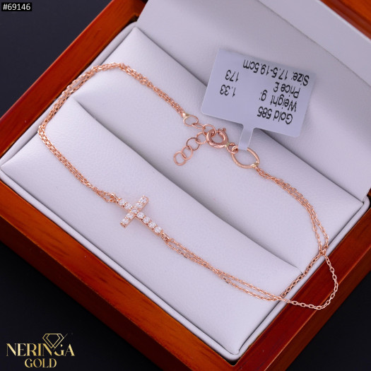 Rose gold bracelet #69146
