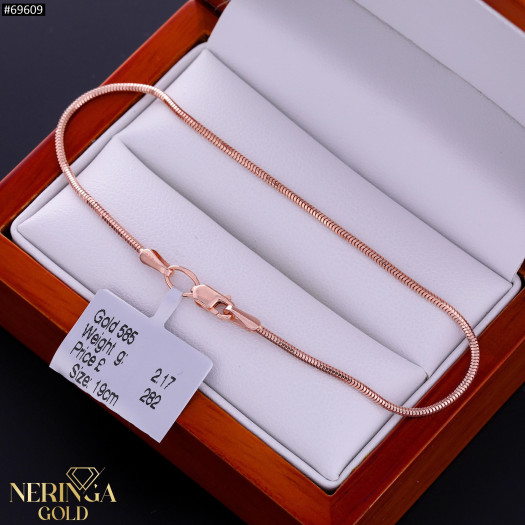 Rose gold bracelet #69609