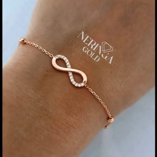 Rose gold bracelet #69788
