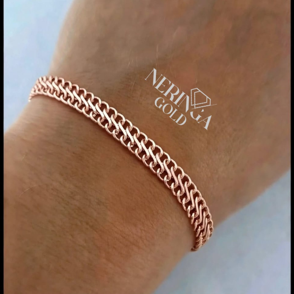 Rose gold bracelet #69791