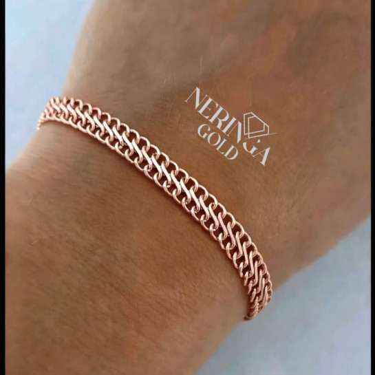 Rose gold bracelet #69793