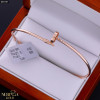 Rose gold hoop bracelet #69787