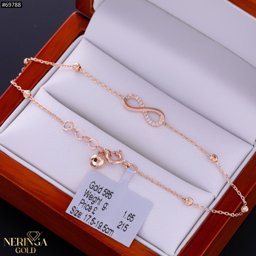 Rose gold bracelet #69788