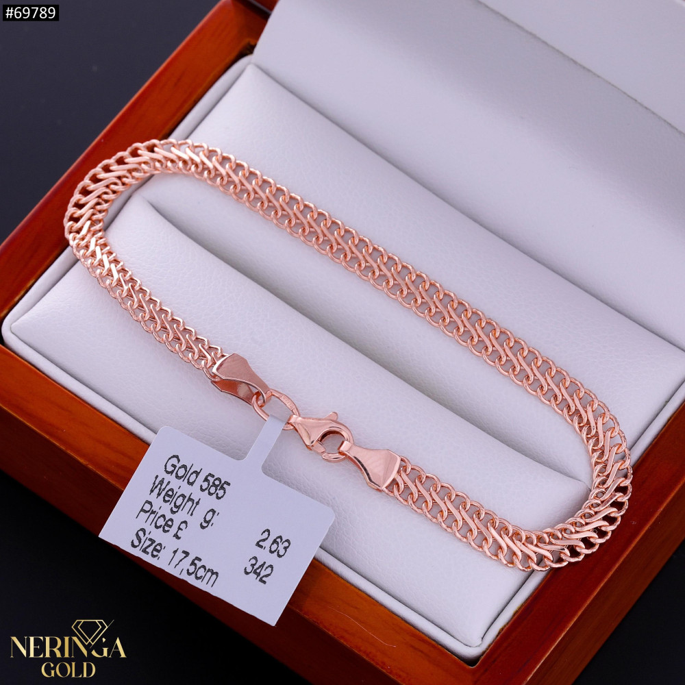 Rose gold bracelet #69789