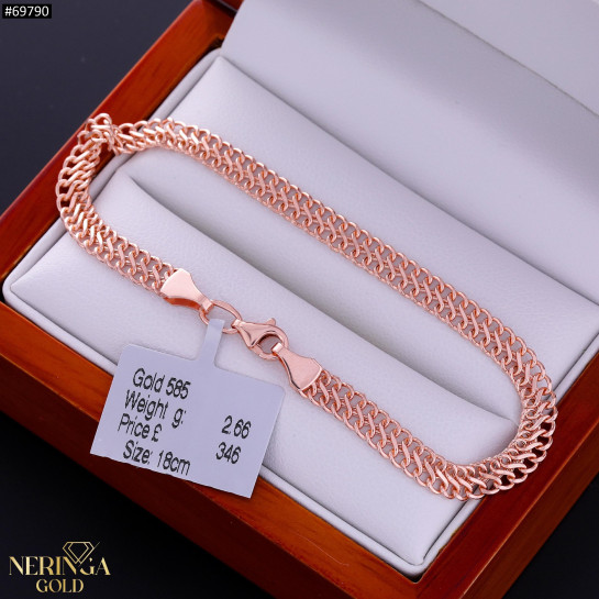Rose gold bracelet #69790